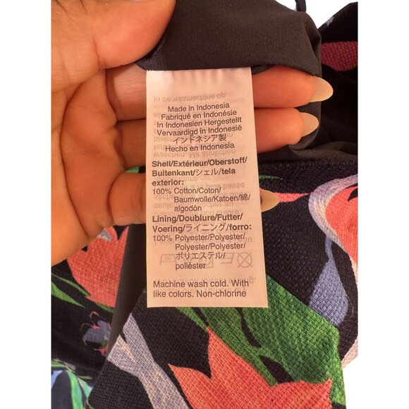 J. Crew Womens Floral Basket Weave Sleeveless Square Neck Mini Dress Size 2 - Picture 10 of 11